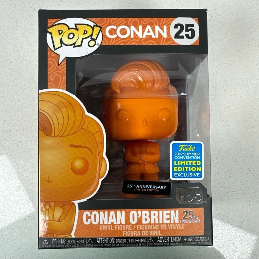 Funko Pop! Conan O’Brien #25 2019 Summer Convention Limited Edition